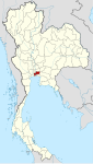 Thailand Bangkok locator map